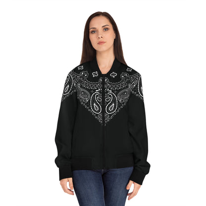 Bandana - Damen Bomberjacke - Schickes Design für den Alltagsstyle