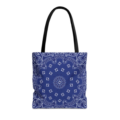 Einkaufstasche - BLAUES BANDANA