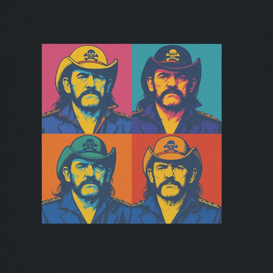 Lemmy Kilmister – Schweres, weiches und bequemes Unisex-T-Shirt mit Rundhalsausschnitt | Gildan® 6400