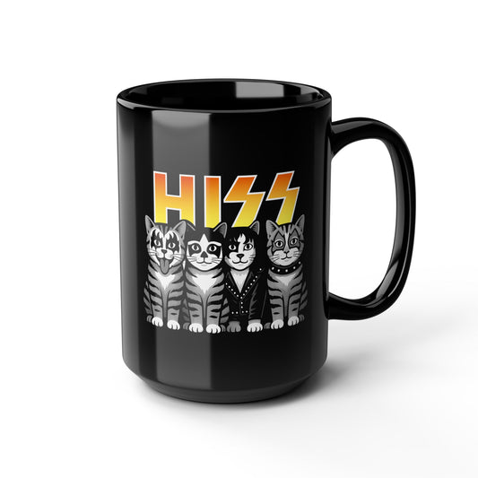 HIZZ - Schwarze Kaffeetasse - 15oz