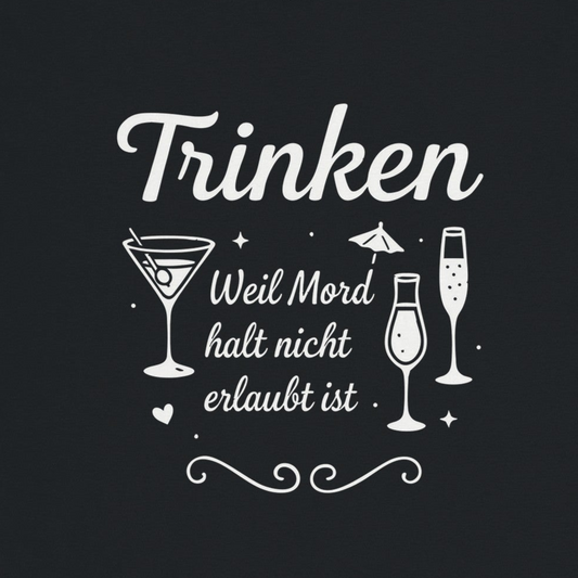 Trinken – Schweres, weiches und bequemes Unisex-T-Shirt mit Rundhalsausschnitt | Gildan® 5000