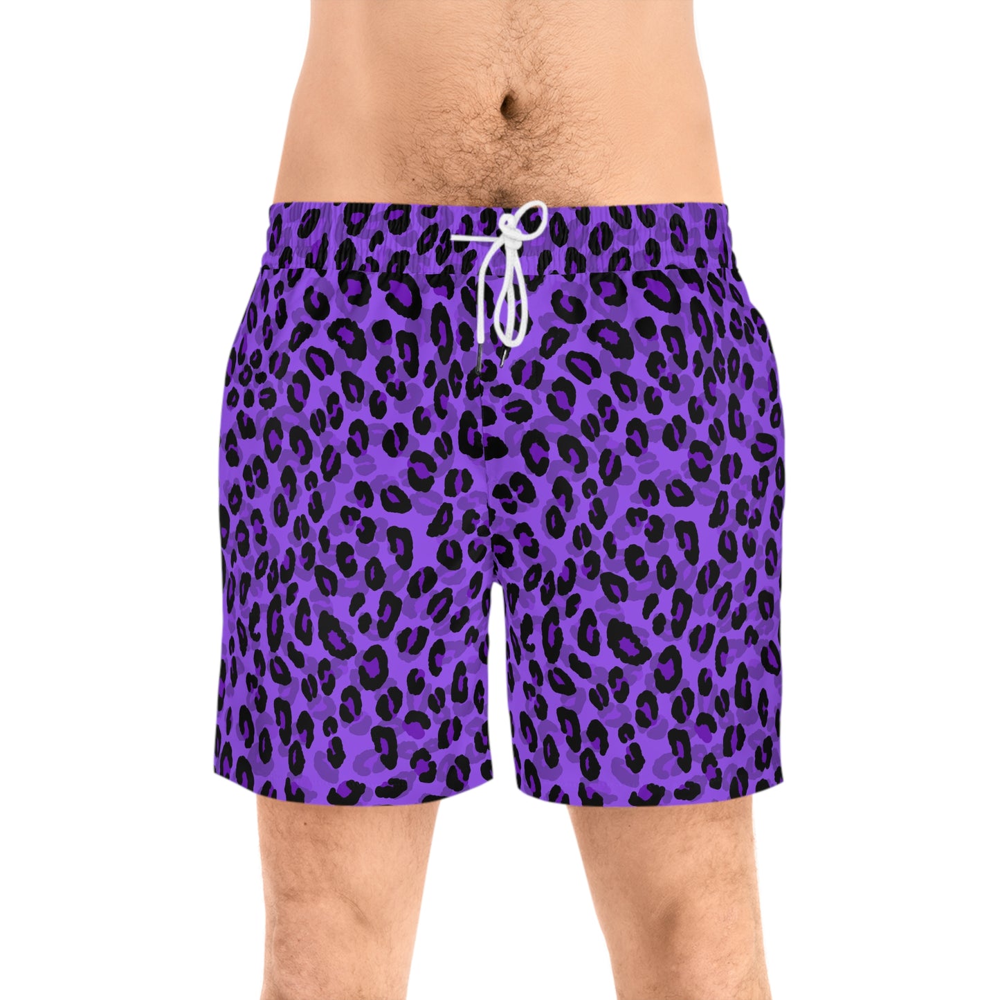 Purple Leopard - Swim Shorts - Hot Summer Vibes