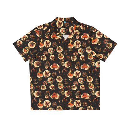Vintage Tattoos - Men's Hawaiian Shirt - Beach Vibe Summer Gear