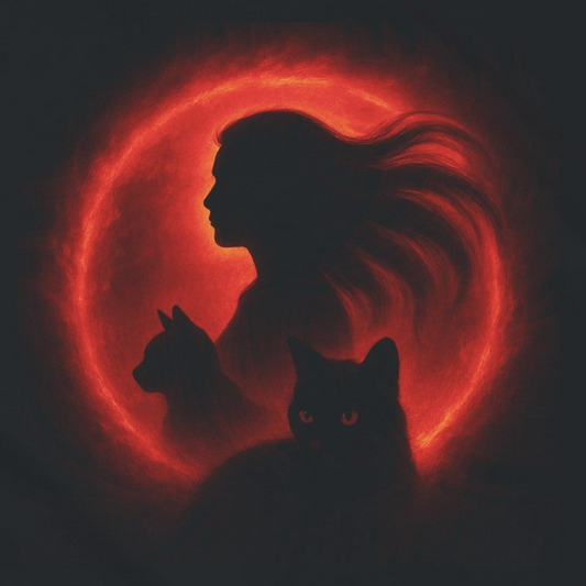Mother of Cats – Schweres Unisex-T-Shirt mit Rundhalsausschnitt | Gildan® 5000