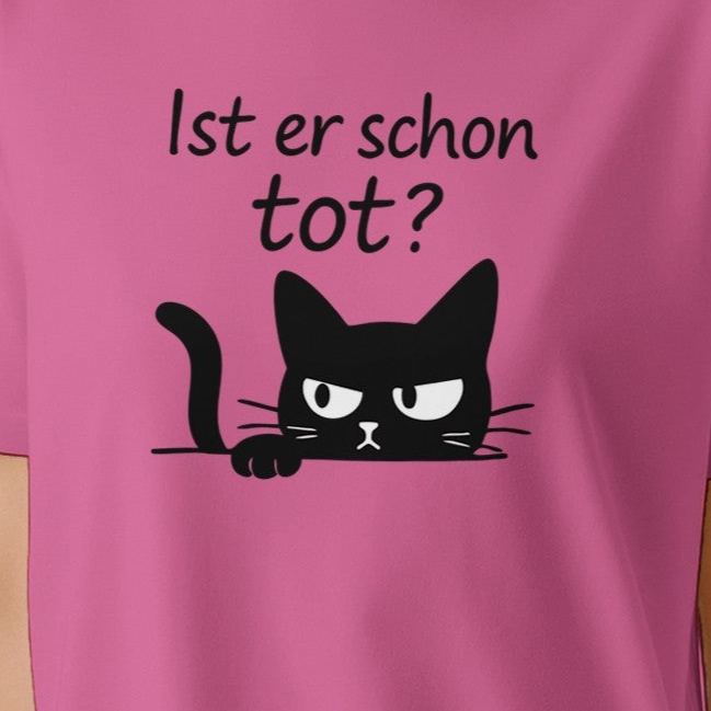 Ist er schon tot? - Klassisches Unisex-T-Shirt mit Rundhalsausschnitt | Gildan® 64000