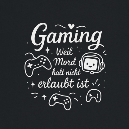 Gaming   – Schweres, weiches und bequemes Unisex-T-Shirt mit Rundhalsausschnitt | Gildan® 5000